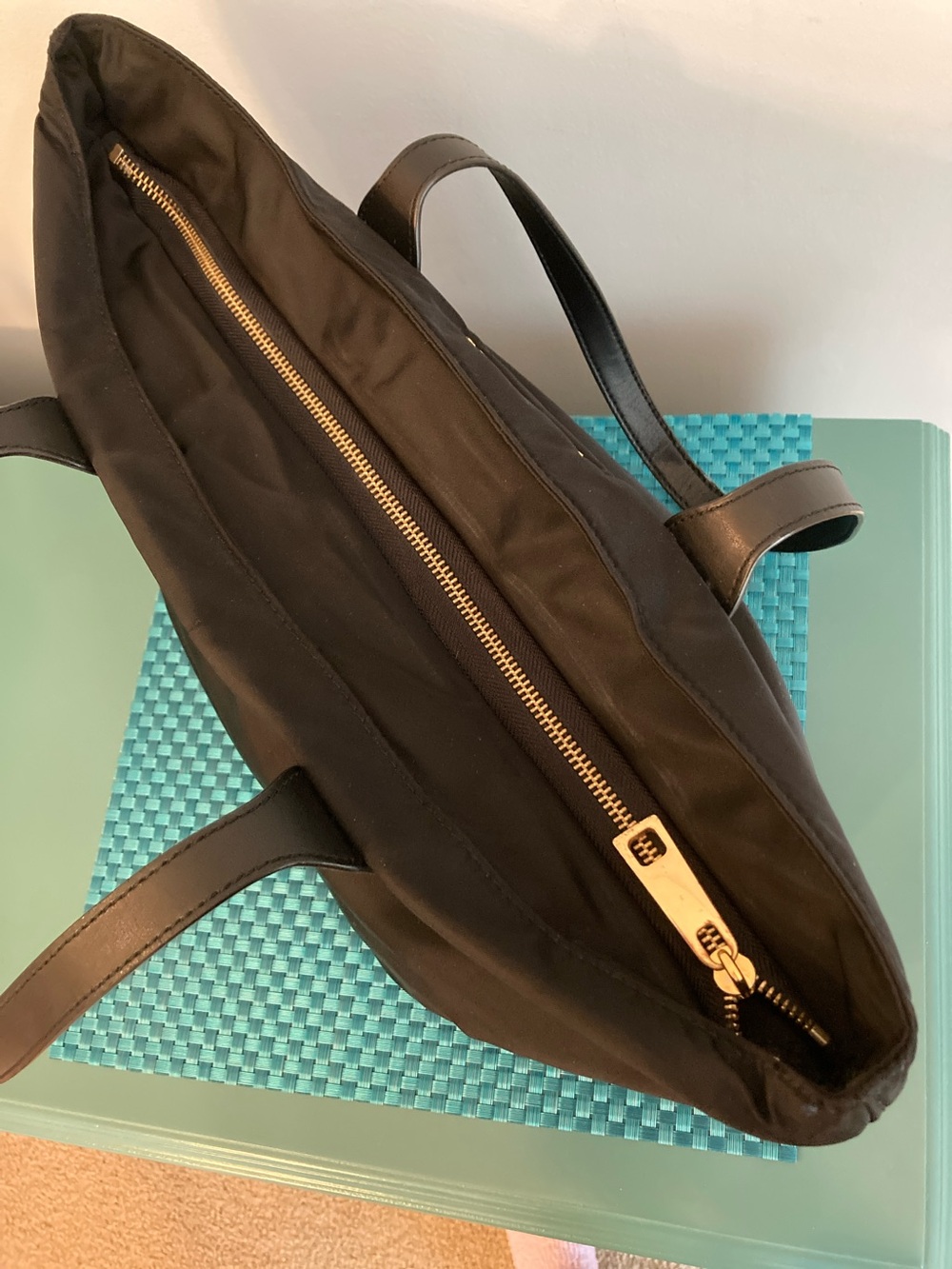 Marc Jacobs Black Nylon Tote Bag with Logo - Picture 4 of 16